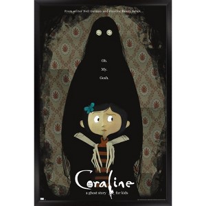 Trends International Coraline - Ghost Story One Sheet Framed Wall Poster Prints - 1 of 4