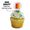 Pittsburgh State University Primary Logo Cupcake Picks Toppers Decoration Set of 6 - 3 of 4