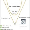 Tewiky Diamond Necklaces for Women, Dainty 14k Gold/Sterling Silver Choker Necklace Simple Gold Plated CZ Jewelry Necklaces for Women Trendy Gifts - 4 of 4