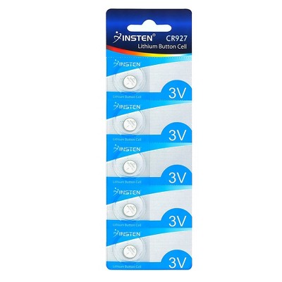 Insten CR927 CR 927 3V Lithium Batteries Coin Button Cell Watch Battery (Pack Of 5-piece)