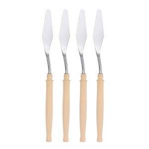 Unique Bargains Stainless Steel Wood Handle Flexible Mixing Palette Knife - 1 of 4