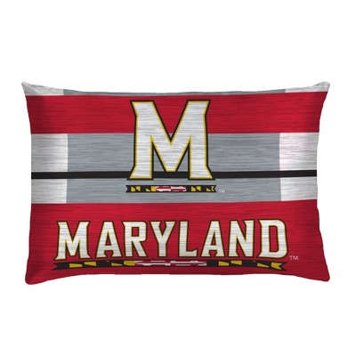 NCAA Maryland Terrapins Heathered Stripe Queen Bedding Set in a Bag - 3pc — фото 3