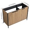 SEVOBAL Bathroom Vanities 48 Inch Freestanding Vanity Soft Close Door for Bathroom, Brown, 46.88"*19.5"*32.69" - 3 of 4