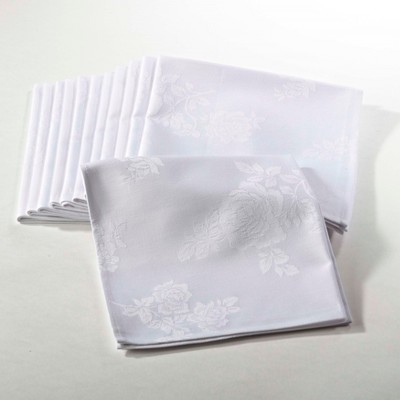 Saro Lifestyle Damask 4-Piece Napkin Set