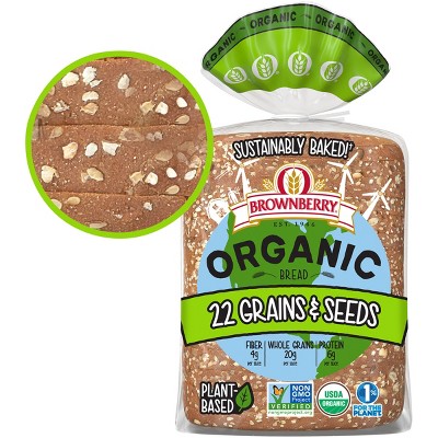 Brownberry Organic 22 Grains & Seeds Bread - 27oz : Target