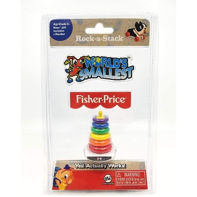 Super Impulse Worlds Smallest Fisher Price Classic Rock-A-Stack