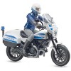 Bruder bworld Scrambler Ducati Motorbike with Policeman - 3 of 4