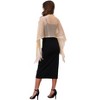 INSPIRE CHIC Women's 100% Polyester Fashion Pashmina Shawls 190 x 45 cm 1 Pc - 2 of 4