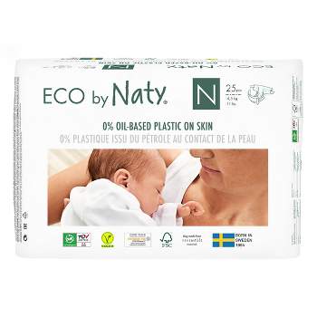 Eco by Naty Premium Disposable Diapers for Sensitive Skin - (Select Size and Count)
