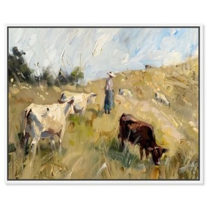 Art Remedy To Pasture Rustic Chic Farmhouse Wall Art Framed - 1 of 4