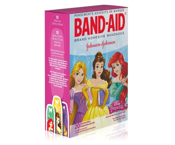 Band-Aid Disney Princess Bandages - 20ct