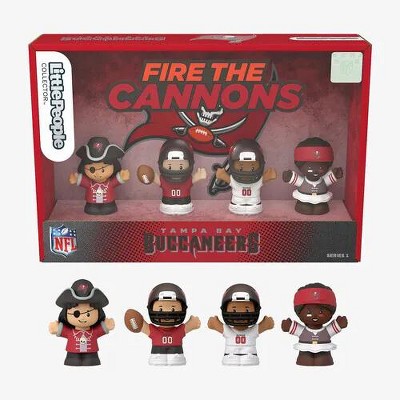Fisher Price Little People x NFL Collector Tampa Bay Buccaneers Figure 4-Pack