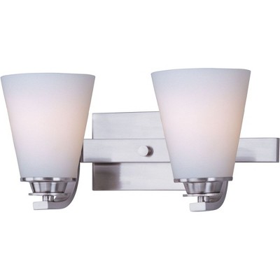 Maxim Lighting Conical 2 - Light Vanity in  Satin Nickel