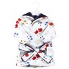Hudson Baby Infant Girl Mink with Faux Fur Lining Pool and Beach Robe Cover-ups, Wildflower - 2 of 2