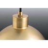 Progress Lighting, Globe Collection, 1-Light Pendant, Brushed Nickel, Opal Glass Shade - 2 of 4