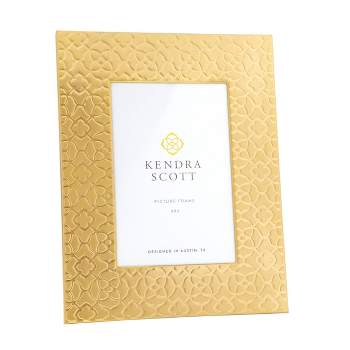 Kendra Scott 4" x 6" Iconic Stamped Metal Filigree Picture Frame Gold