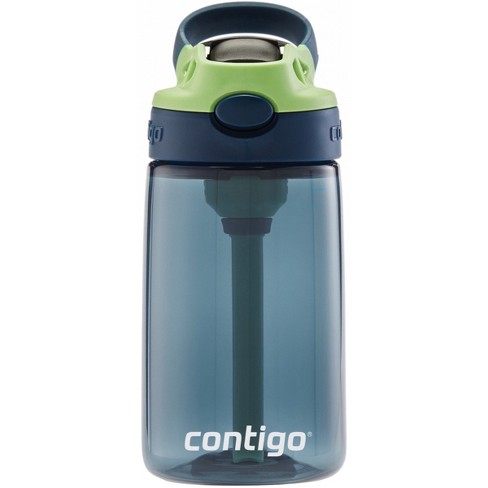 Contigo Kid's 14 oz AutoSpout Straw Water Bottle with Easy-Clean Lid 2-Pack 