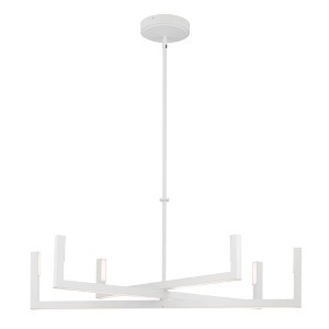 Elan Lighting Priam 6 - Light Chandelier in  White - 1 of 1