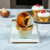 Unique Bargains Cupcake Liners Texture Pattern Disposable Laminated Paper 2.76"x1.54" 50 Pcs - 2 of 4