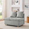 KTMBDW Folding Sofa Bed, Convertible Sleeper Chair with Pillows and Adjustable Backrest, Pullout Chair Sofa Bed for Living Room, Bedroom - 3 of 4