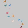 Men's Design By Humans Flying Paper Cranes Birds By Magnussons T-Shirt - 2 of 4