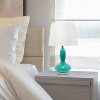 Glass Dollop Mercury Table Lamp with Fabric Shade - Lalia Home - 3 of 4