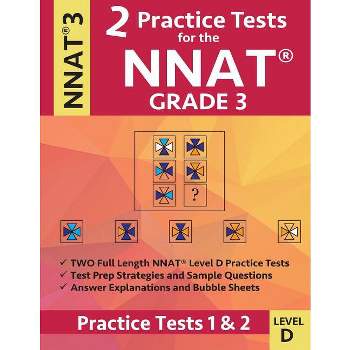 2 Practice Tests for the NNAT Grade 3 Level D - by  Origins Publications (Paperback)