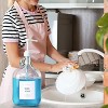 LunaLulinlk 2 Pack 1 gal Kitchen Glass Pump Dispenser Bottle for Laundry Soap 128 oz Clear - 4 of 4