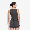 Women's Studded Denim Vest Top - Wild Fable™ Black Wash - 3 of 3