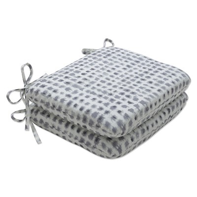 Alauda 2pc Outdoor/Indoor Rounded Chair Pads - Pillow Perfect