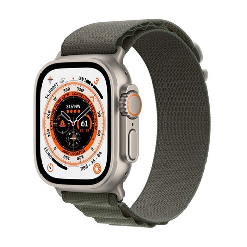 Apple Watch Ultra - 49 mm - titanium - smart watch with Alpine Loop 
