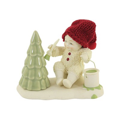 Dept 56 Snowbabies 3.75" Artificial Enhancements Paint Tree Christmas  -  Decorative Figurines
