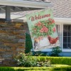 Northlight Welcome Cardinal Bird and Spring Bouquet House Flag 28" x 40" - 2 of 4