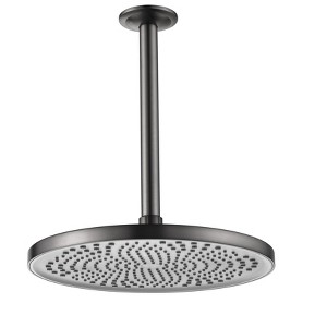 ALEXOUN Shower Head - High Pressure Rain - Luxury Modern Look - No Hassle Tool-less 1-Min Installation - Perfect Adjustable Replacement - 1 of 4