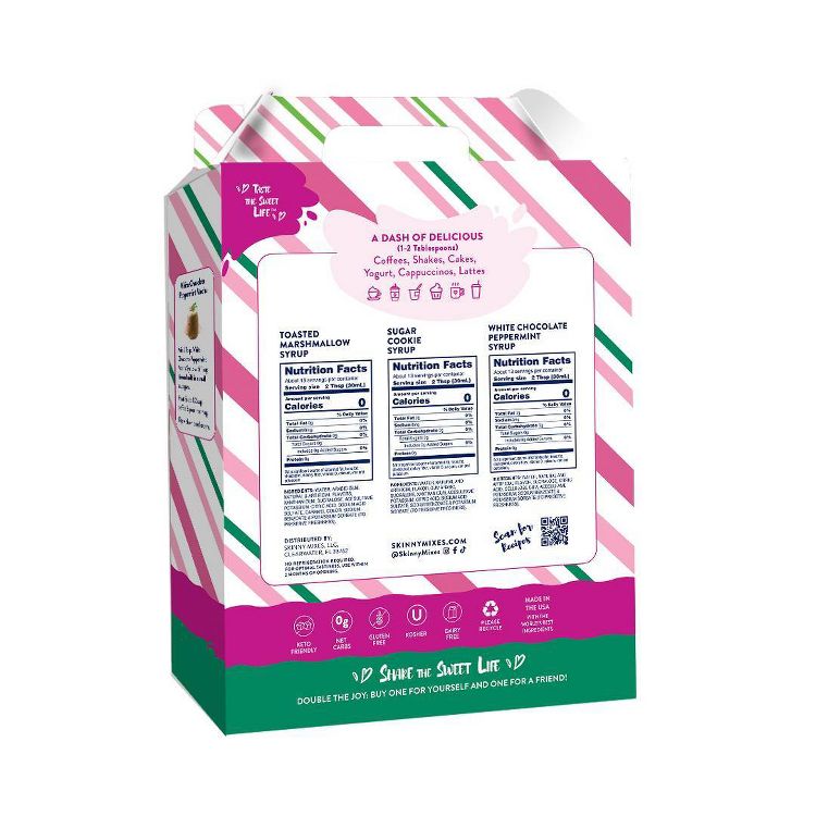 Skinny Mixes Holiday Barista Syrup Gift Set Collection - 38.1 fl oz/3ct, 2 of 6