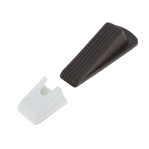 Unique Bargains Door Stop Door Stop with Storage Box TPR 4.88"x1.38"x1.38" 1 Pc - 1 of 4