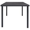 vidaXL Patio Dining Table, Anthracite 74.8"x35.4"x29.1" Steel - 3 of 4