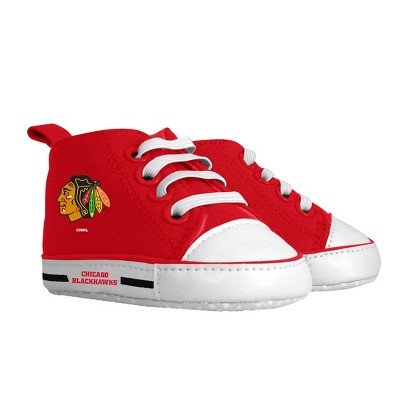 BabyFanatic Pre-Walkers High-Top Unisex Baby Shoes -  NHL Chicago Blackhawks