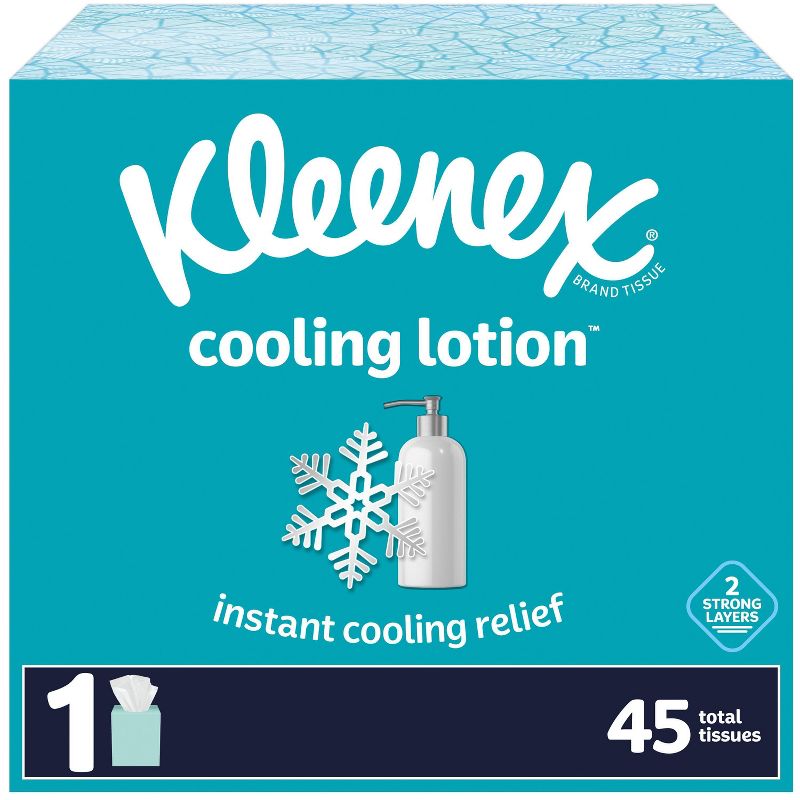 Kleenex Cooling Lotion Facial Tissue - 45ct, 1 of 13