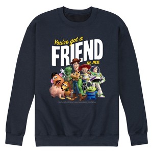 Men's - Disney - You've Got A Friend In Me Graphic Fleece Sweatshirt - 1 of 4