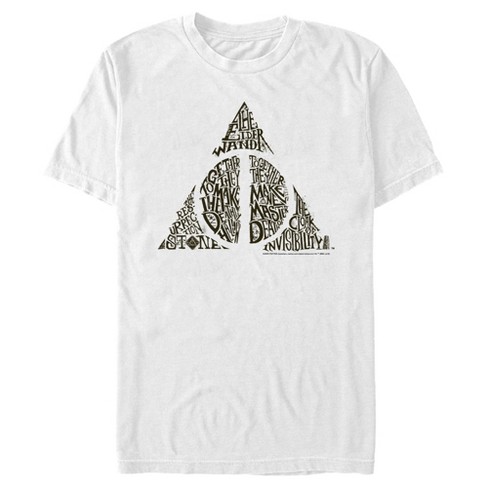 acre Heel veel goeds handleiding Men's Harry Potter Deathly Hallows Secrets T-shirt : Target