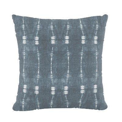 Bali Square Throw Pillow Indigo - Skyline Furniture