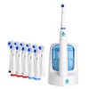 Pursonic Rechargeable Rotary Toothbrush with Built-In UV Sanitizer with 12 Brush Heads - 3 of 4