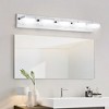 DAKAFUL LED Bathroom Vanity Light with Stepless Dimming, Acrylic Design Fixture Over Mirror, Wall Light for Bathroom/Mirror Area/Bedroom - 4 of 4