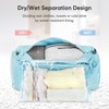 HOMLUX 30L Waterproof Gym Duffel Tote Bag with Shoe & Wet Clothes Compartments - 4 of 4