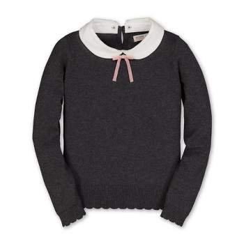 Hope & Henry Mens' Organic Cotton Contrast Sweater With Elbow Patches :  Target