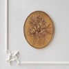 Attop Vintage Wall Sculptures Gold Flower Wall Art Hand Painted Ornate Wall Hanging Decoration Antique Pediment Wall Statue Gold - 2 of 4