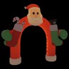 VidaXL Christmas Inflatable Arch Gate LED 126" - 2 of 4