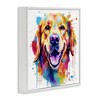 Stupell Industries Happy Dog Paint Drip, 12" x 12" - 3 of 4