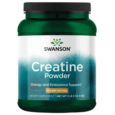 Swanson Creatine Powder, 2 lb, 3 oz, Powder.
